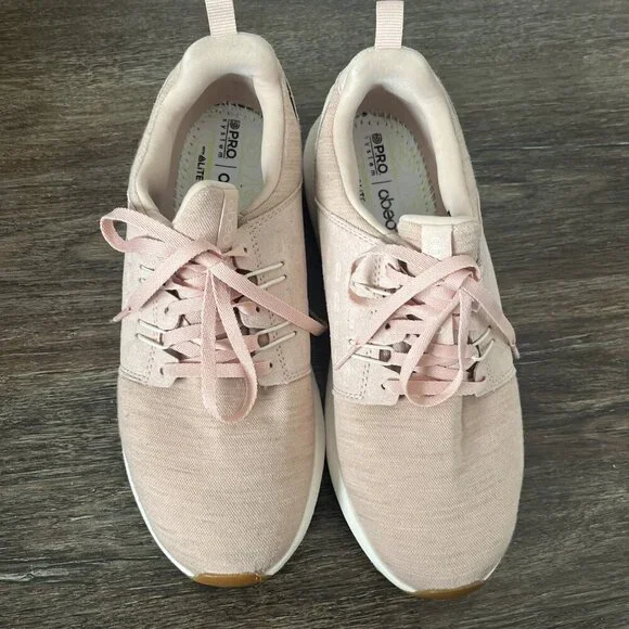 Women's ABEO Pink Women's Athletic Sneaker Size 8.5 INSOLE MISSING - Picture 2 of 10